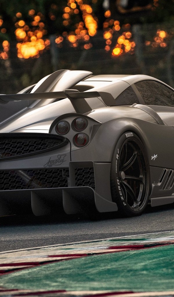 Автомобиль Pagani Imola 2020 года вид сзади