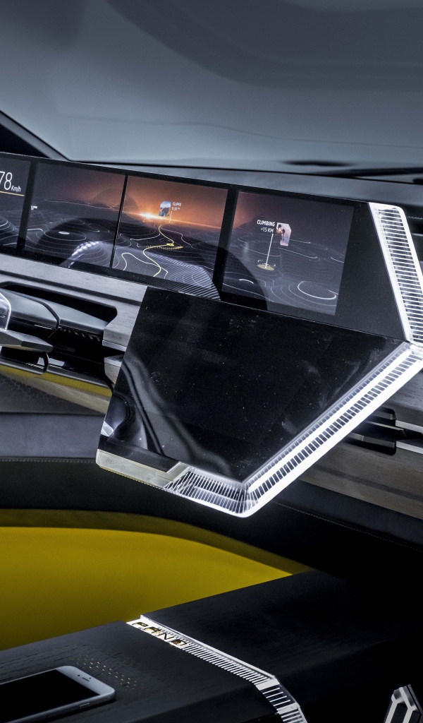 Салон автомобиля Renault Morphoz 2020 года