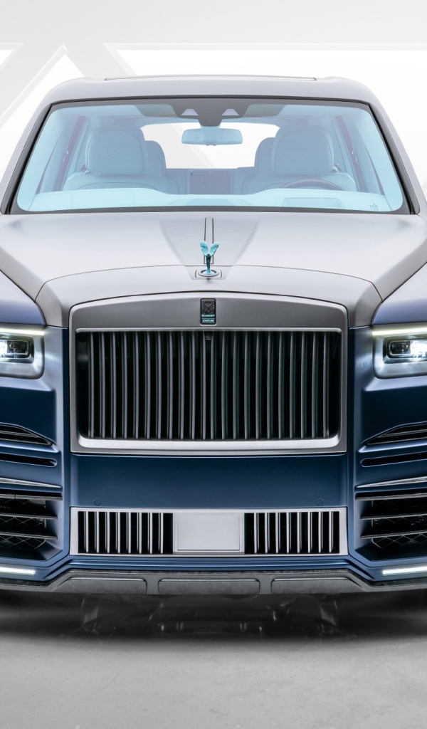 Дорогой автомобиль Mansory Rolls-Royce Cullinan Coastline 2020 года вид спереди