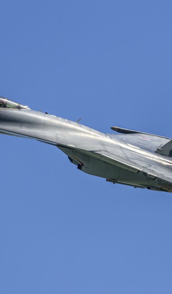 Полет российского истребителя Су-35 в небе 