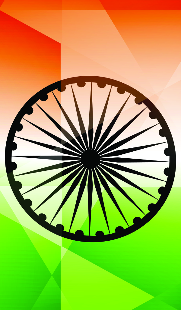 Флаг Индии, векторная графика