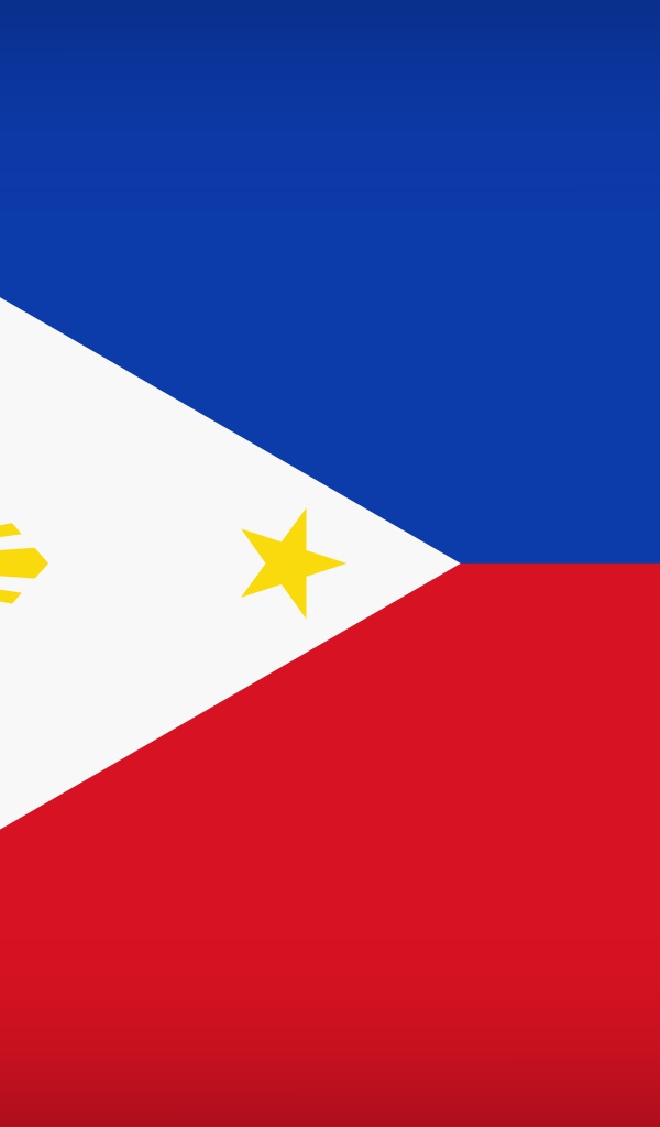 Флаг Филиппин с желтым солнцем