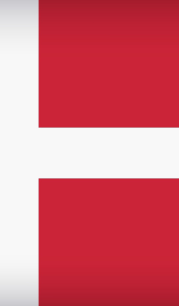 Красно -  белый флаг Дании 