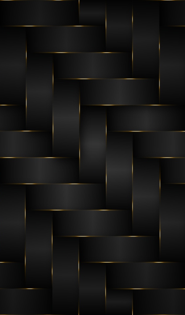 Черный фон с рисунком колосок