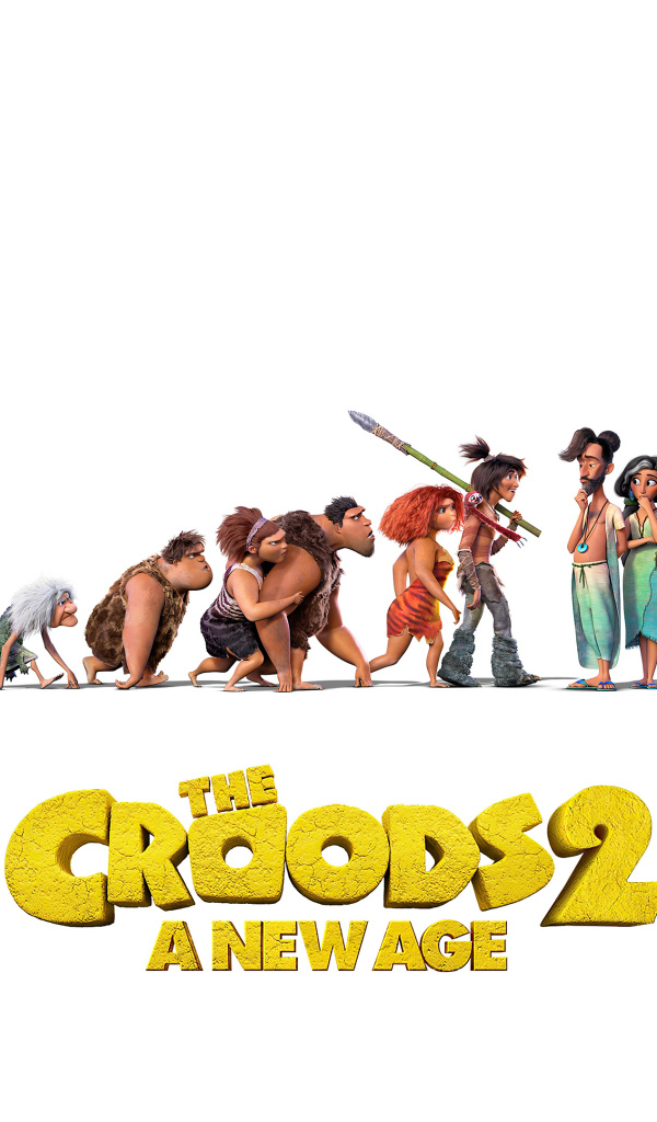 Poster of the new cartoon The Croods 2, 2020