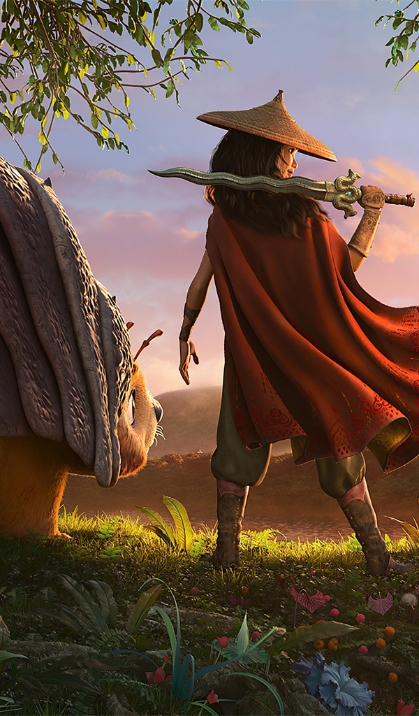 Кадр нового мультфильма Рейя и последний дракон, 2021