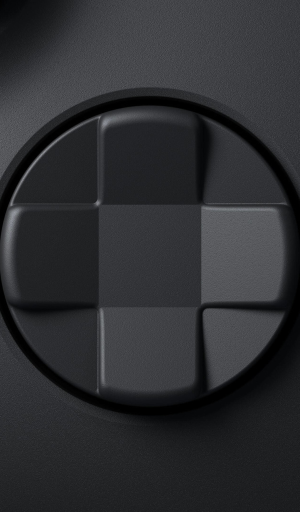 Черный Xbox Series X контроллер крупным планом