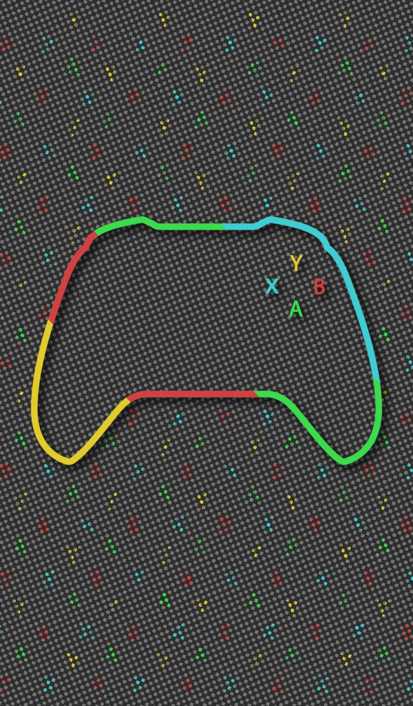 Нарисованный Xbox  контроллер 