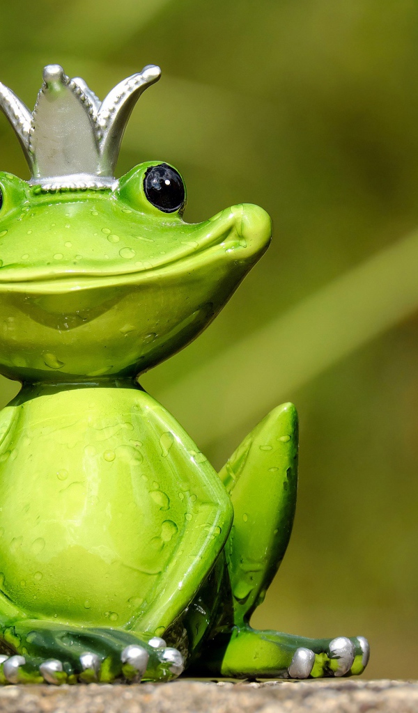 Статуэтка зеленой царевны лягушки 