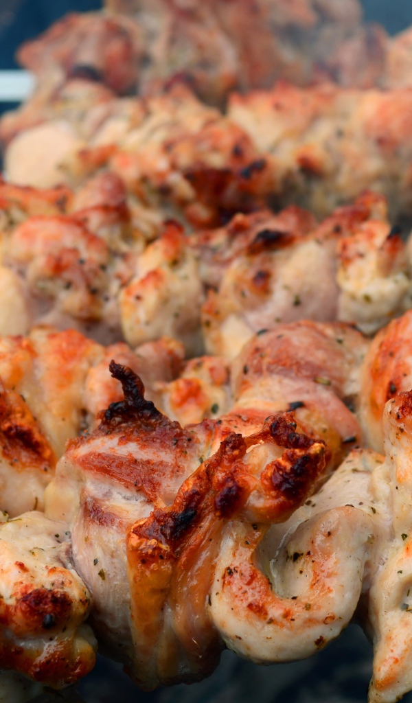 Вкусный шашлык из свинины на мангале 