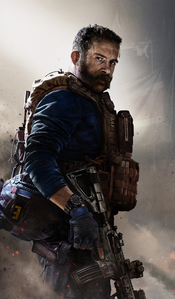 Солдат из компьютерной игры Call of Duty Modern Warfare 2019 года