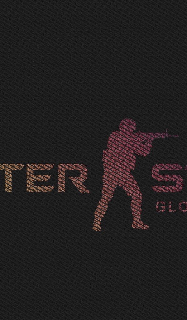 Counter-Strike: Global Offensive poster on a gray background