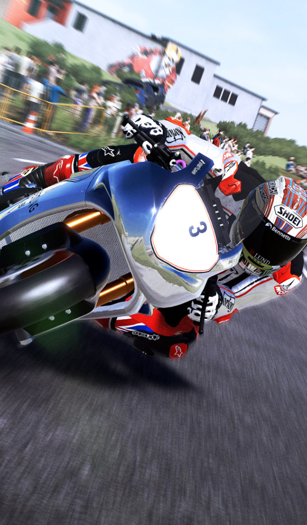 Мотоциклист на кроссе компьютерная игра TT Isle of Man 2, 2020