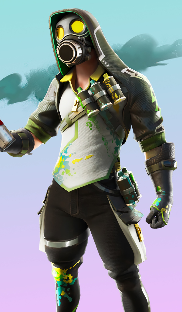 Персонаж компьютерной игры Fortnite Toxic Tagger