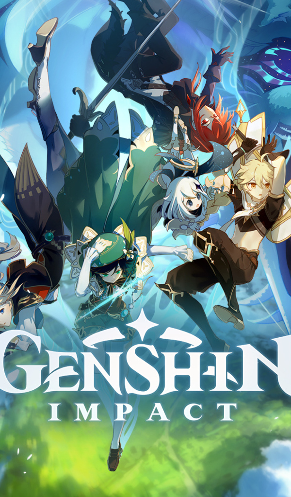 Постер компьютерной игры Genshin Impact, 2020