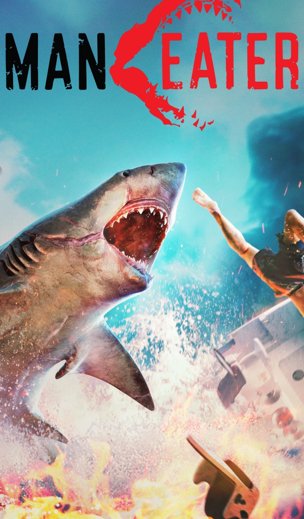 Постер видеоигры Maneater, 2020