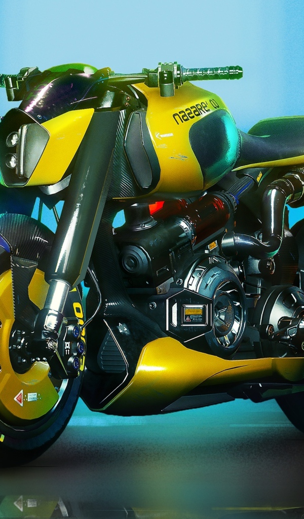 Мотоцикл из компьютерной игры Cyberpunk 2077