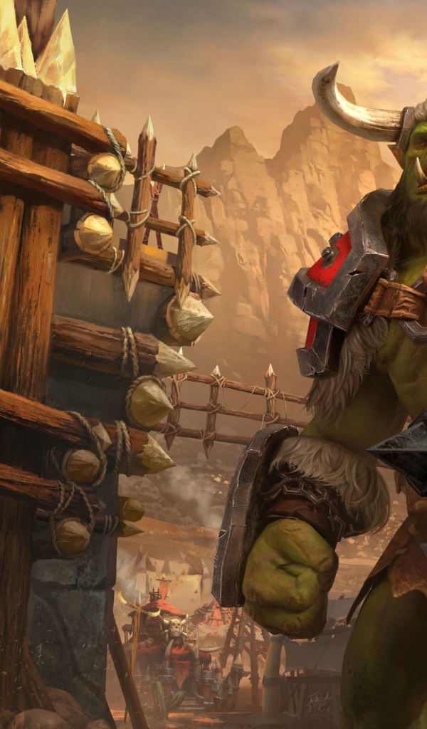 Orc from the computer game Warcraft III: Reforged