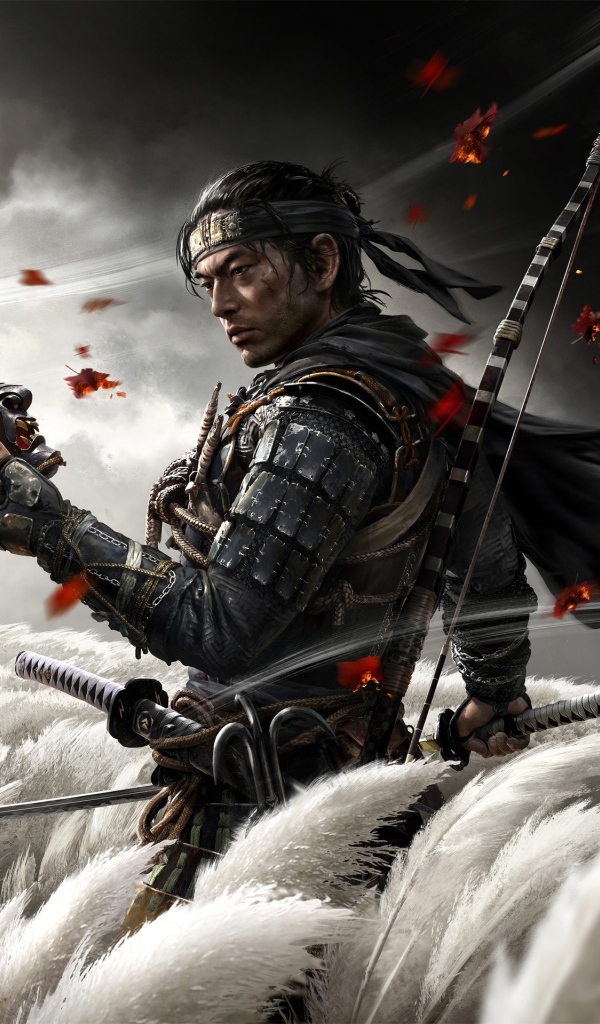 Самурай из компьютерной игры Ghost of Tsushima, 2020