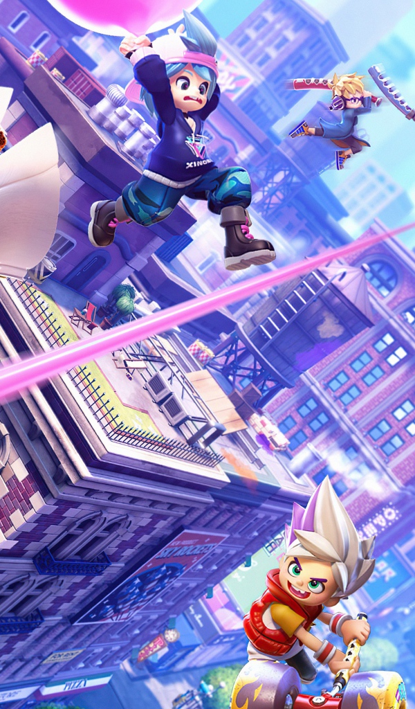 Скриншот компьютерной игры Ninjala, 2020