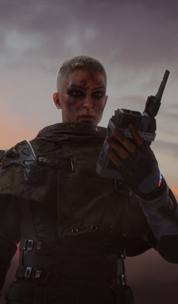 Девушка солдат, персонаж компьютерной игры Outriders, 2020