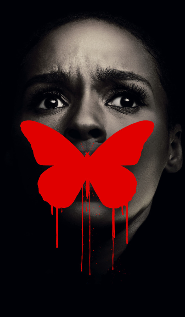 Постер фильма Антебеллум, 2020 года на черном фоне