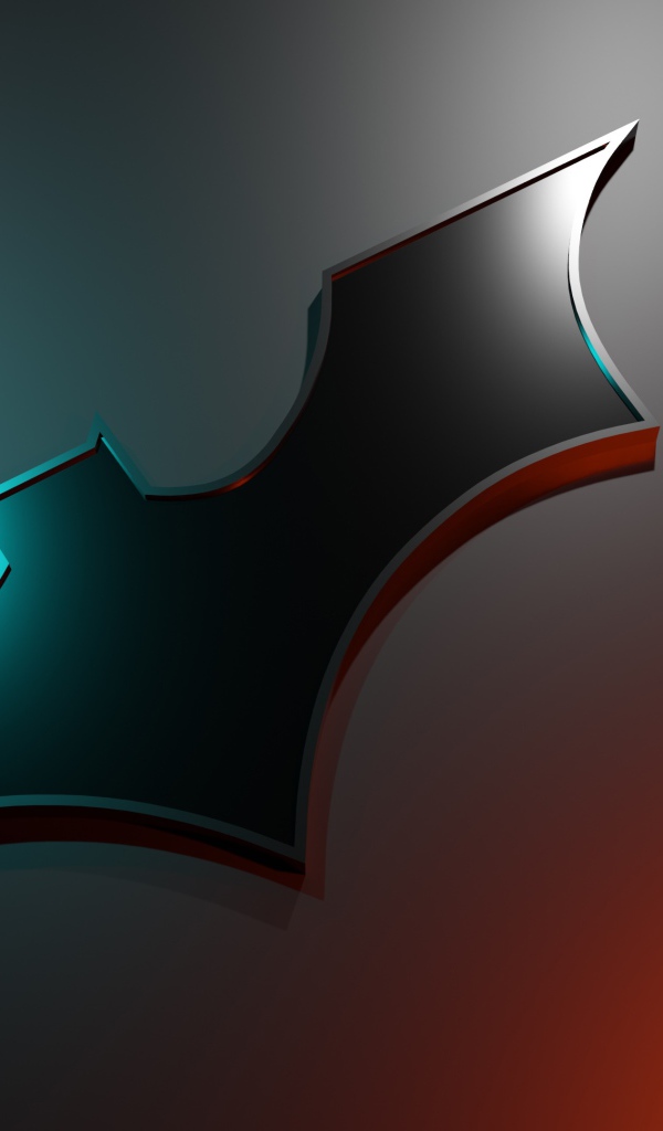 Черный логотип Бэтмена на коричневом фоне