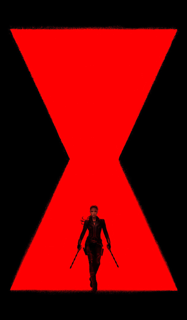 Постер фильма Чёрная вдова на черном фоне, 2020