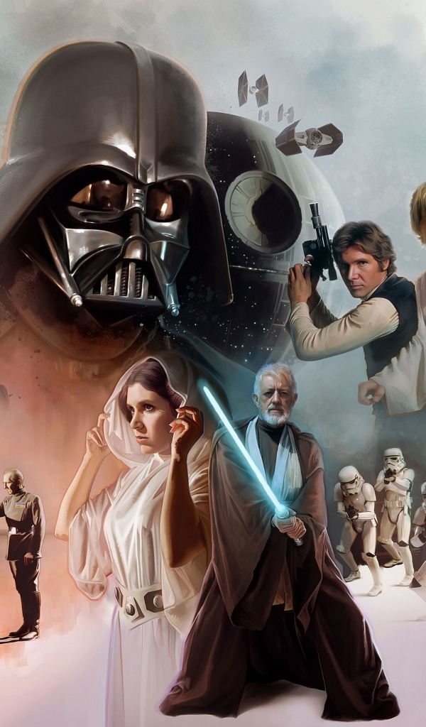 Персонажи популярного фильма Звездные войны 