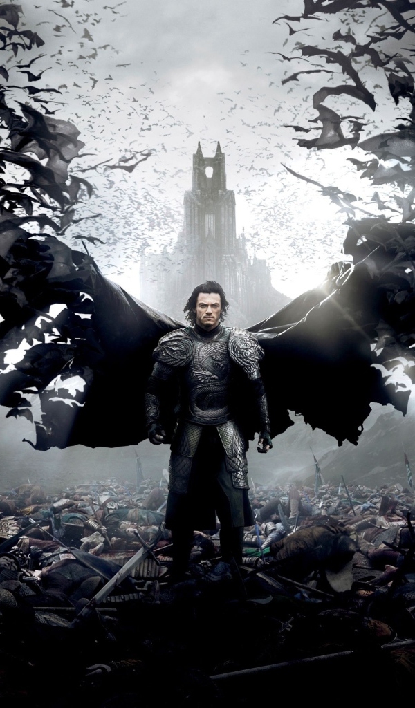 Мужчина Дракула на побоище 