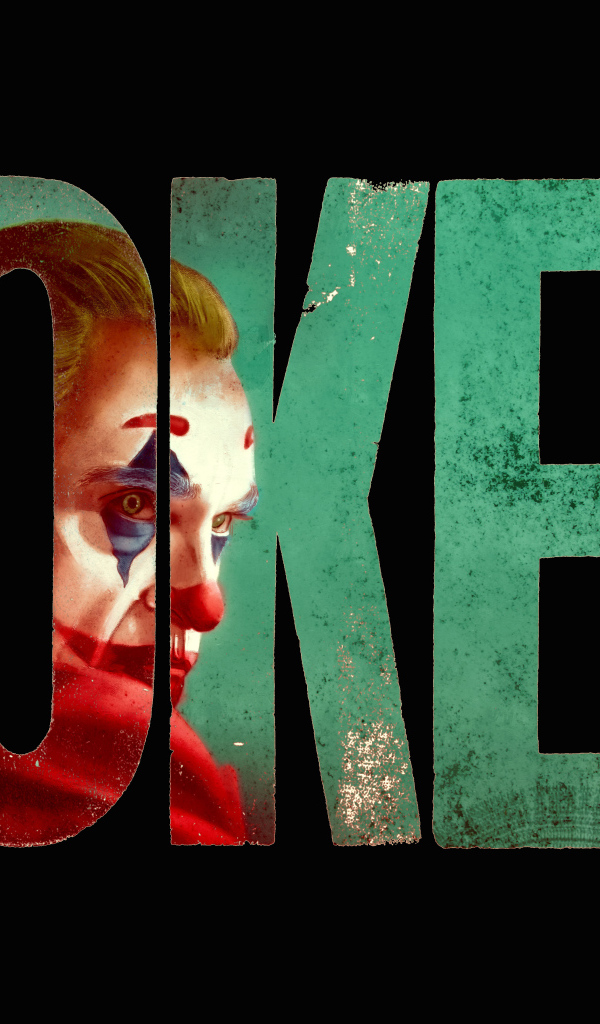 Постер фильма Джокер на черном фоне