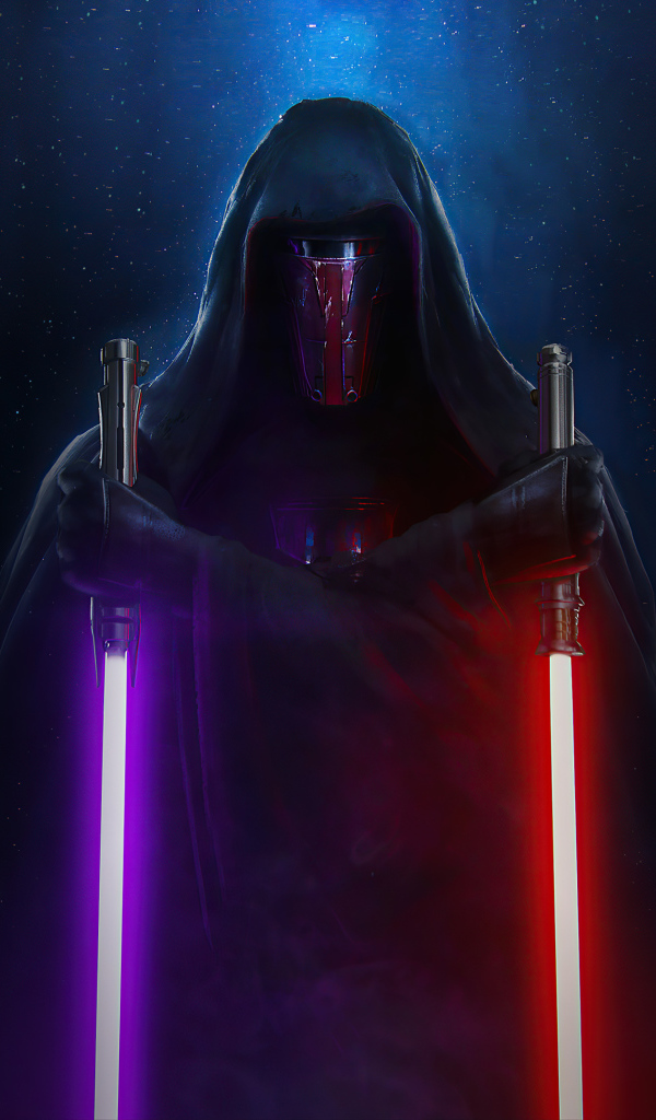 Персонаж Реван с лазерными мечами, фильм Звездные войны