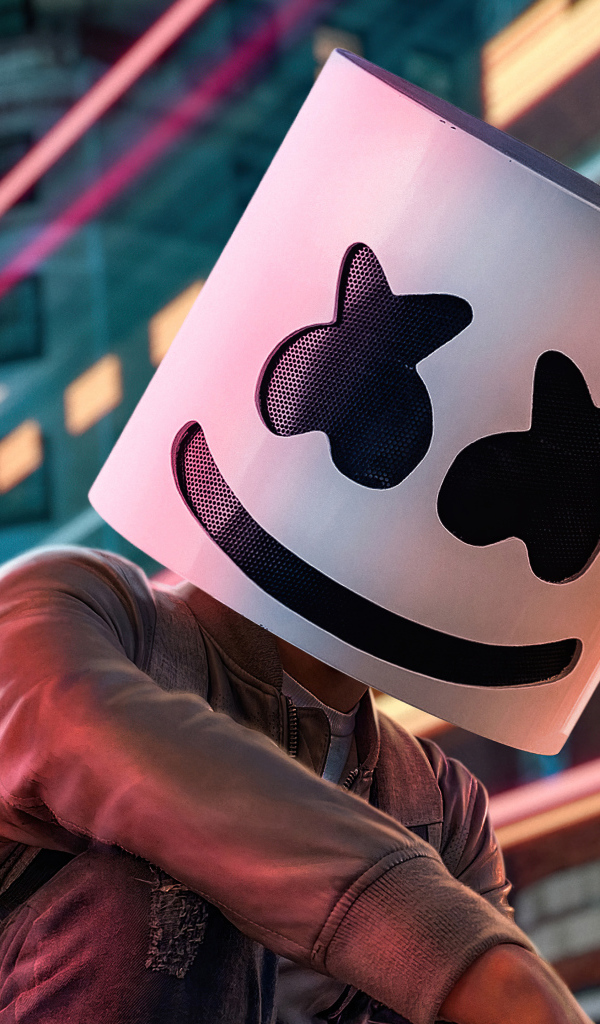 Диджей Маршмеллоу крупным планом