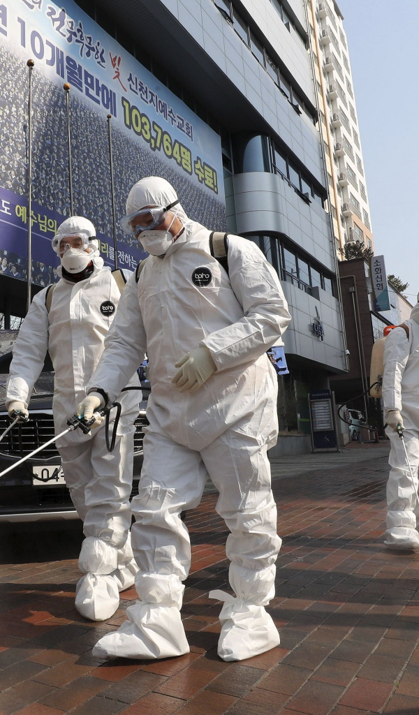 Обработка улиц от бактерий коронавируса