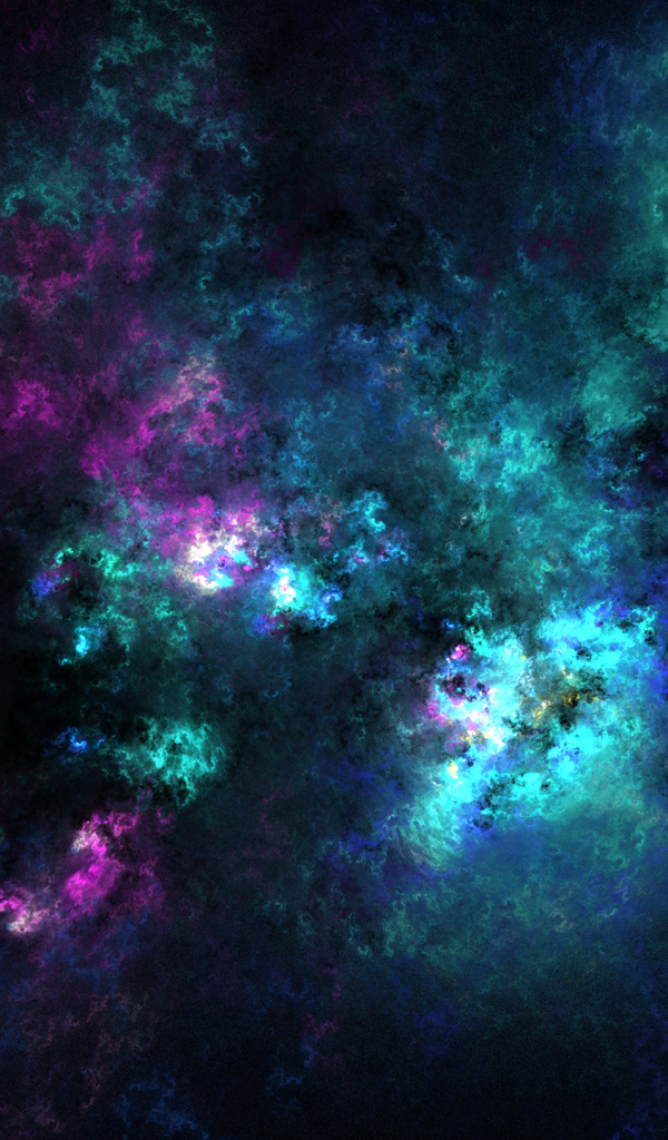 Разноцветный абстрактный космос