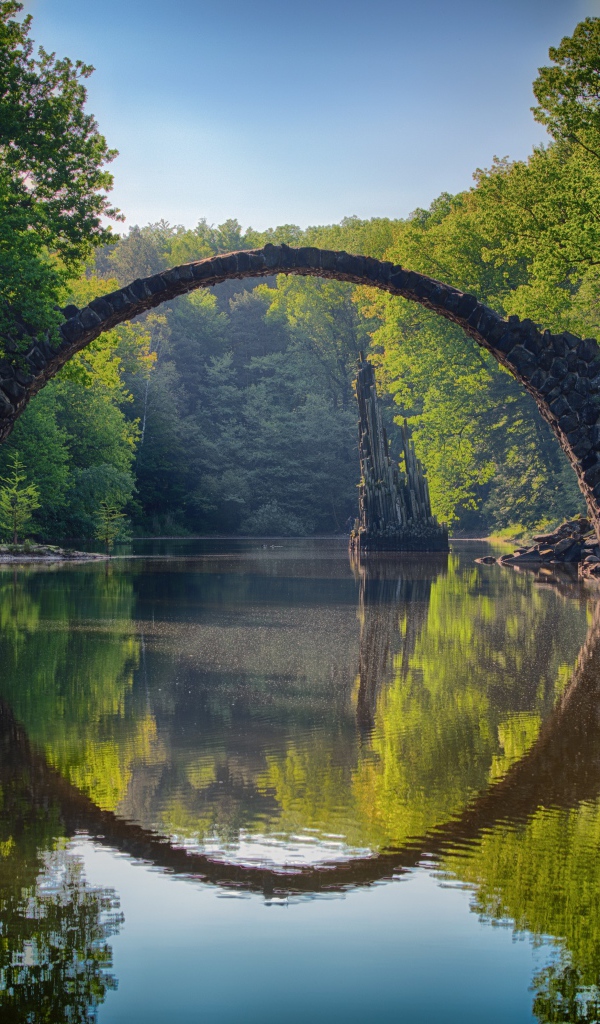 Чертов мост Ракотцбрюке через реку, Германия