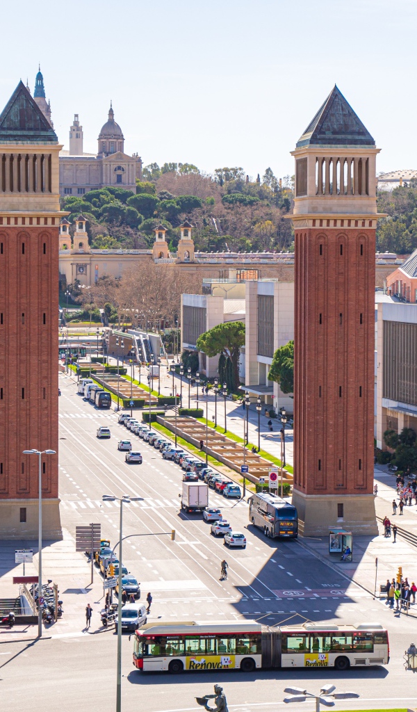 Центральная площадь Барселоны, Испания 