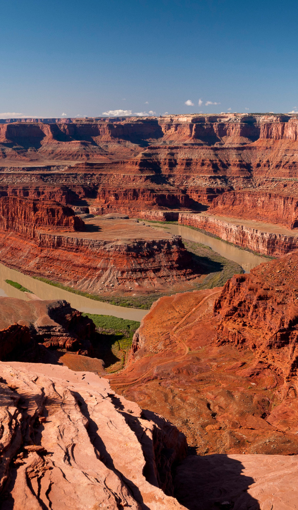 Вид на реку Колорадо в национальном парке Каньонлендс, США