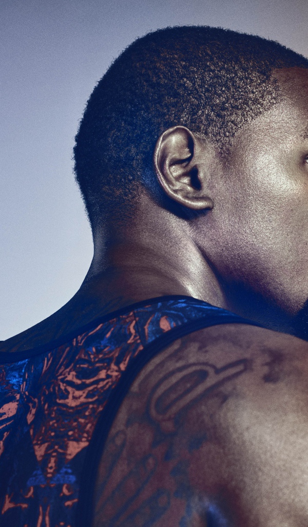 Баскетболист Кевин Дюрант вид сзади