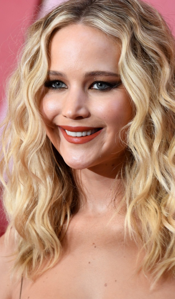 Charming smiling blonde, actress Jennifer Lawrence