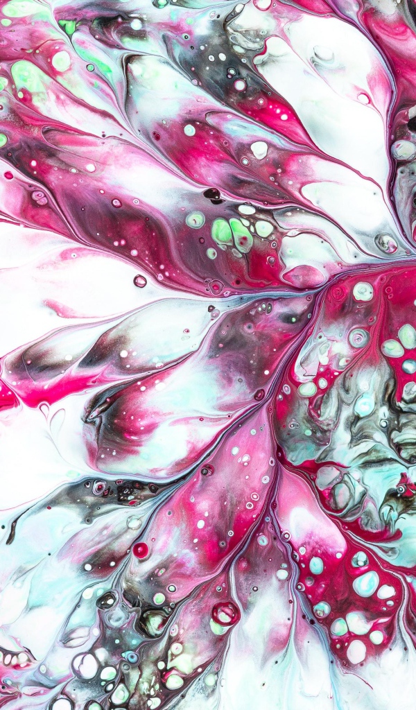 Красивый разноцветный узор абстракция