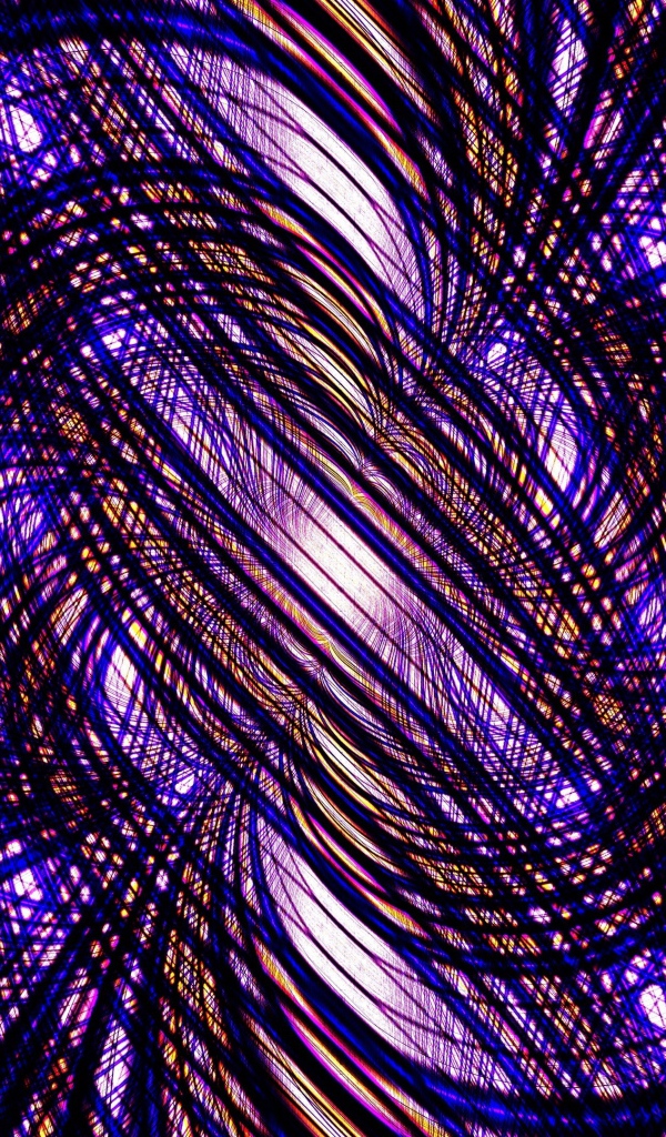 Красивый фиолетовый фрактальный узор