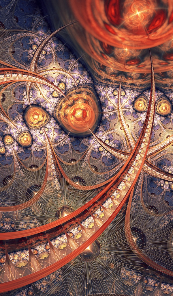 Красивый необычный абстрактный узор