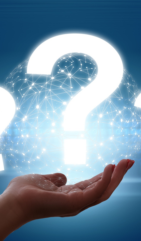 Яркие знаки вопроса на руке