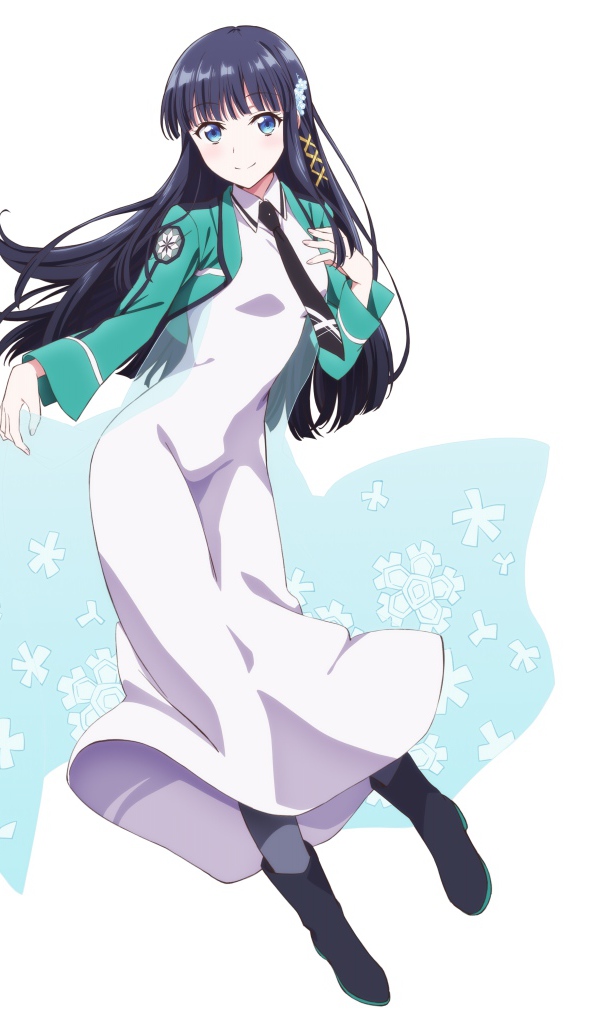 Красивая девушка Shiba Miyuki персонаж аниме  The Honor Student at Magic High School