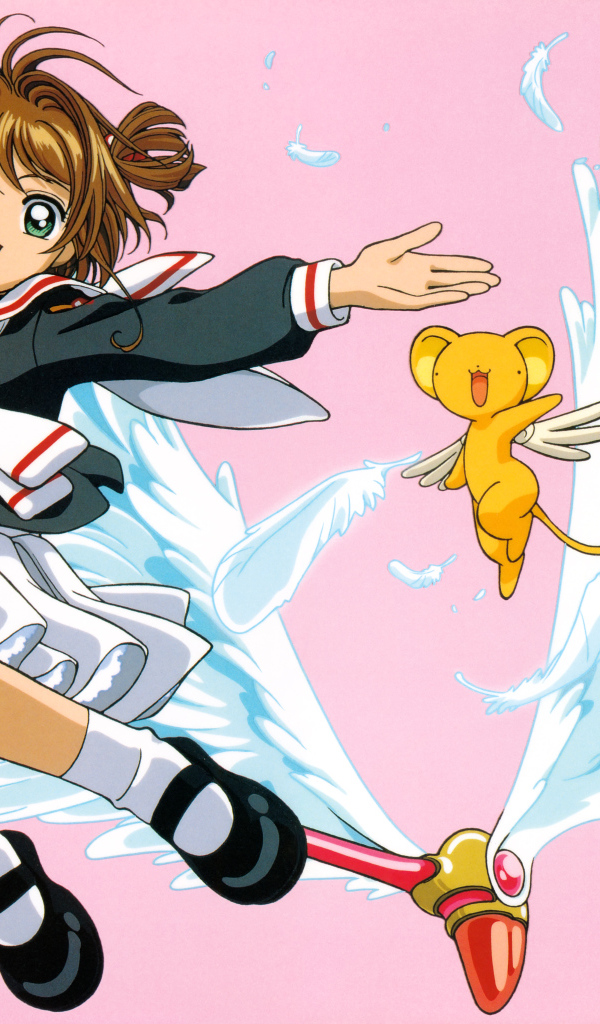 Девушка Sakura Kinomoto аниме  Сакура - Собирательница Карт