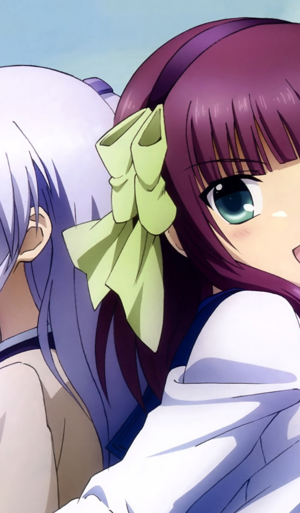 Two anime girls Angel Beats! Yusa