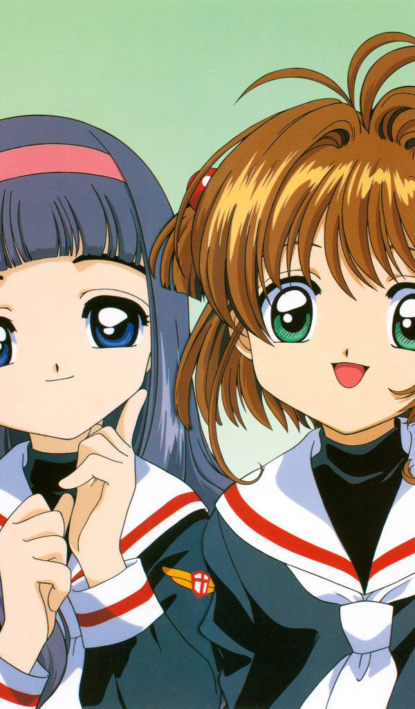 Две девушки из аниме Сакура - Собирательница Карт