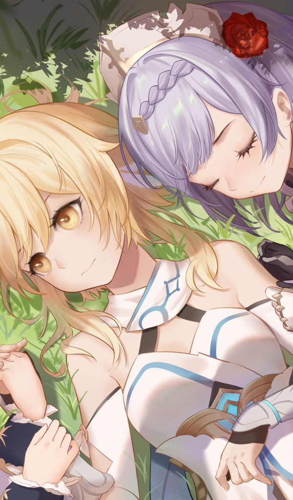 Молодые девушки аниме Genshin Impact