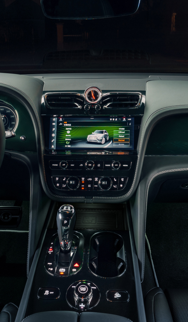 Салон автомобиля Bentley Mulliner Bentayga Hybrid 2021 года